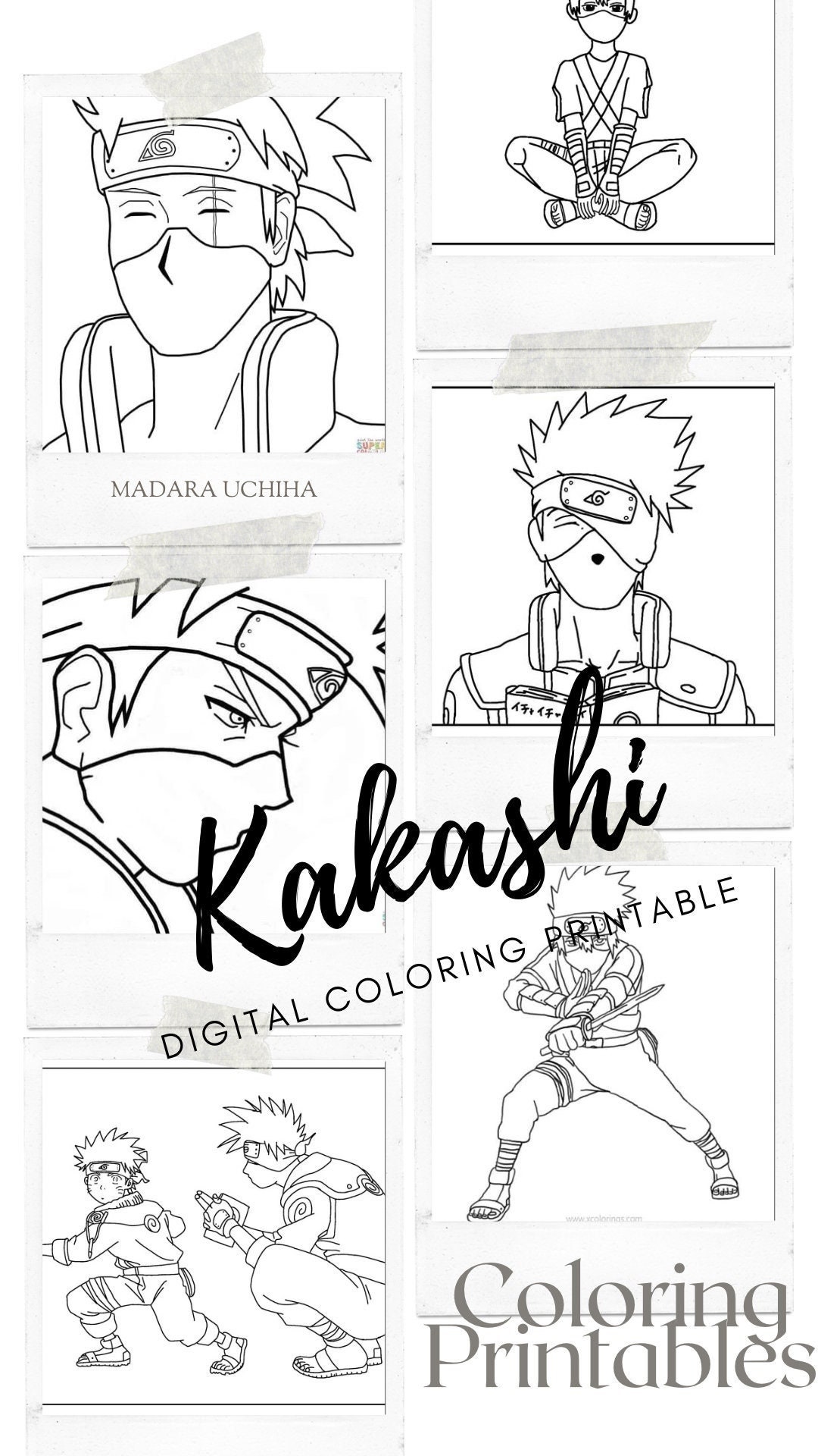 Naruto Coloring Pages: 190+ Ninja Adventure for Fans of the Hidden Leaf Village 149