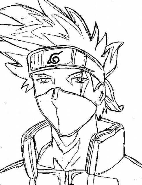 Naruto Coloring Pages: 190+ Ninja Adventure for Fans of the Hidden Leaf Village 150