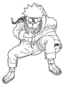 Naruto Coloring Pages: 190+ Ninja Adventure for Fans of the Hidden Leaf Village 155