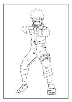 Naruto Coloring Pages: 190+ Ninja Adventure for Fans of the Hidden Leaf Village 160