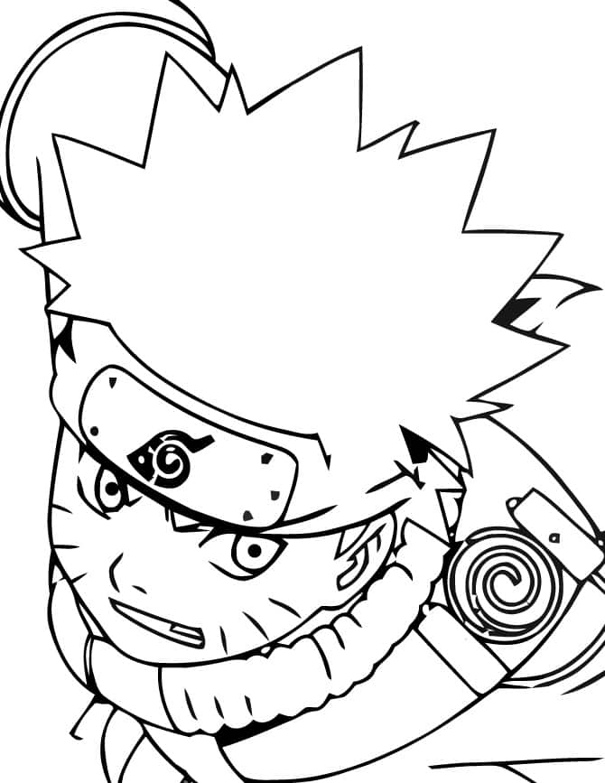 Naruto Coloring Pages: 190+ Ninja Adventure for Fans of the Hidden Leaf Village 167