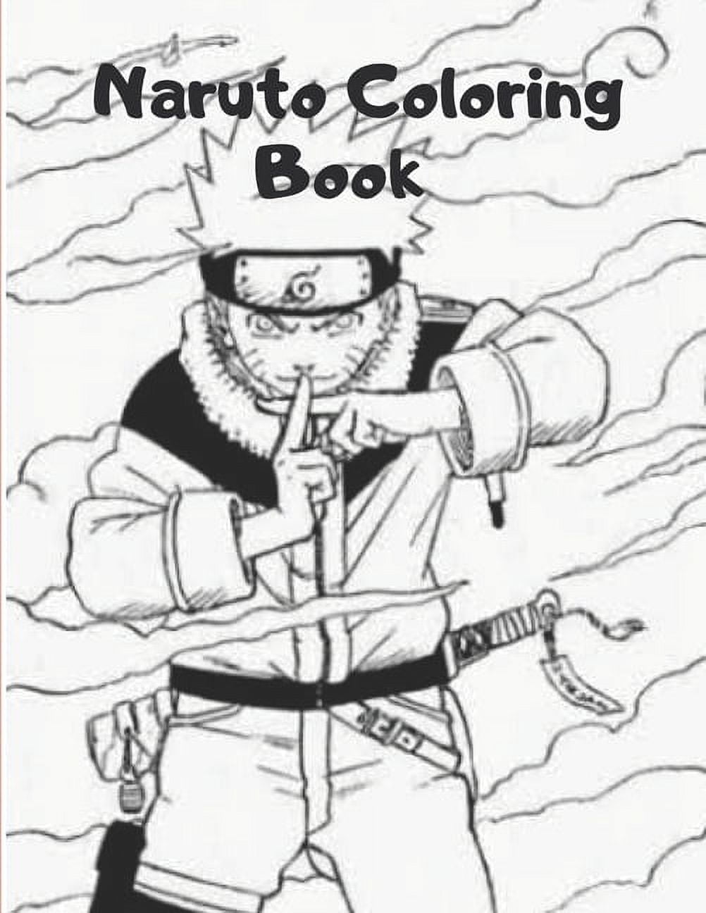 Naruto Coloring Pages: 190+ Ninja Adventure for Fans of the Hidden Leaf Village 172