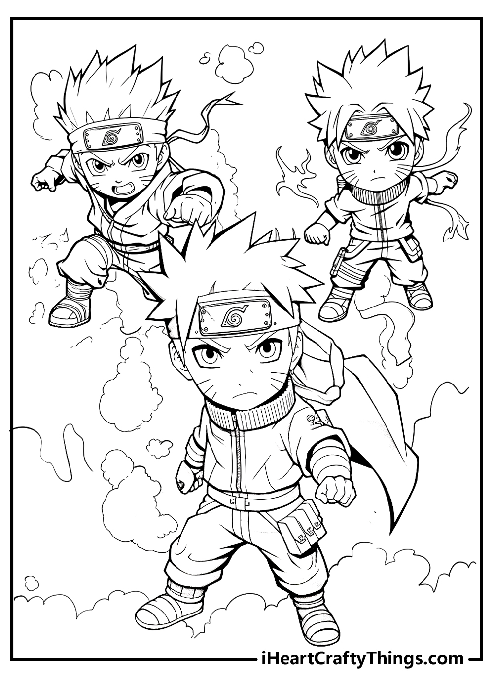 Naruto Coloring Pages: 190+ Ninja Adventure for Fans of the Hidden Leaf Village 184