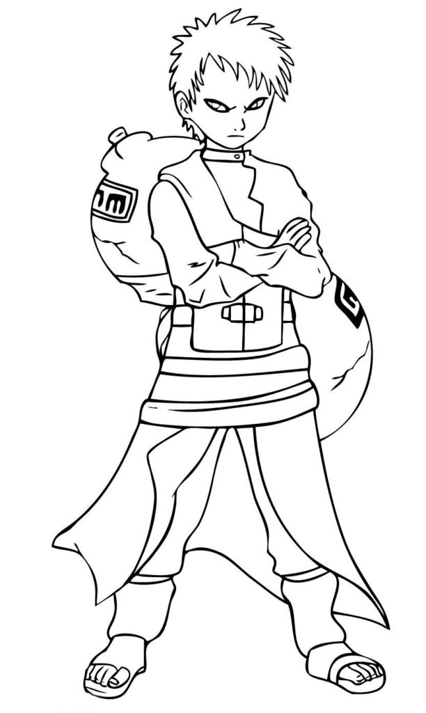 Naruto Coloring Pages: 190+ Ninja Adventure for Fans of the Hidden Leaf Village 187