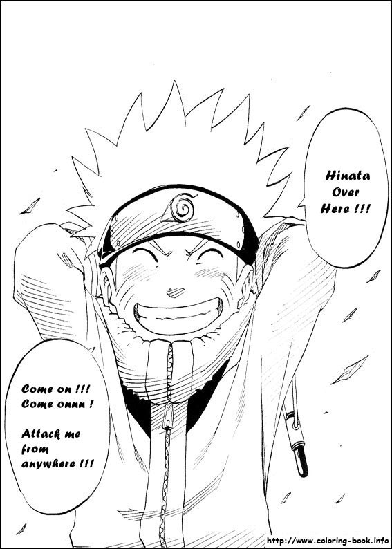 Naruto Coloring Pages: 190+ Ninja Adventure for Fans of the Hidden Leaf Village 188