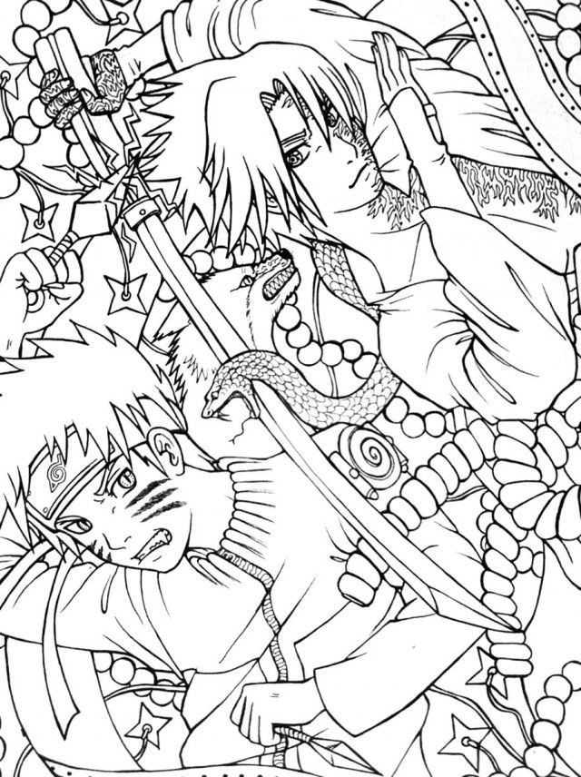 Naruto Coloring Pages: 190+ Ninja Adventure for Fans of the Hidden Leaf Village 190