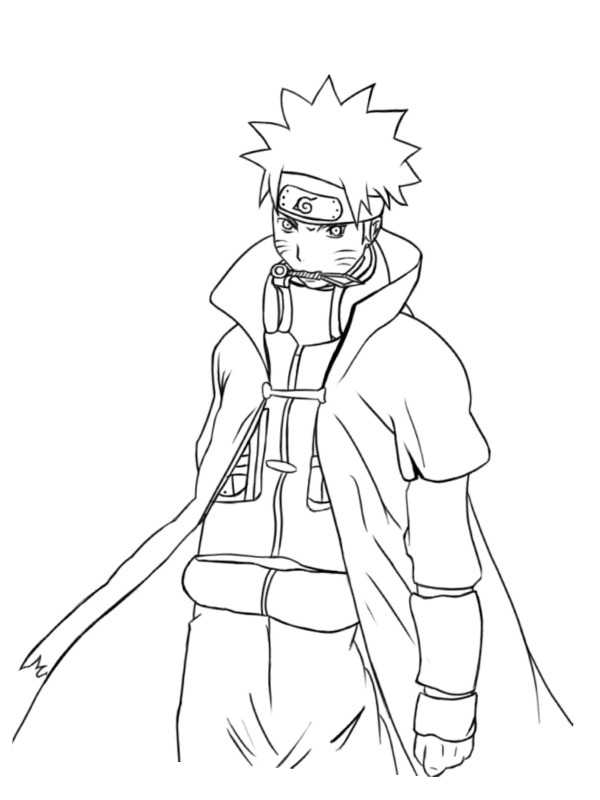 Naruto Coloring Pages: 190+ Ninja Adventure for Fans of the Hidden Leaf Village 192