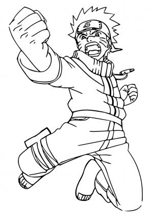 Naruto Coloring Pages: 190+ Ninja Adventure for Fans of the Hidden Leaf Village 193