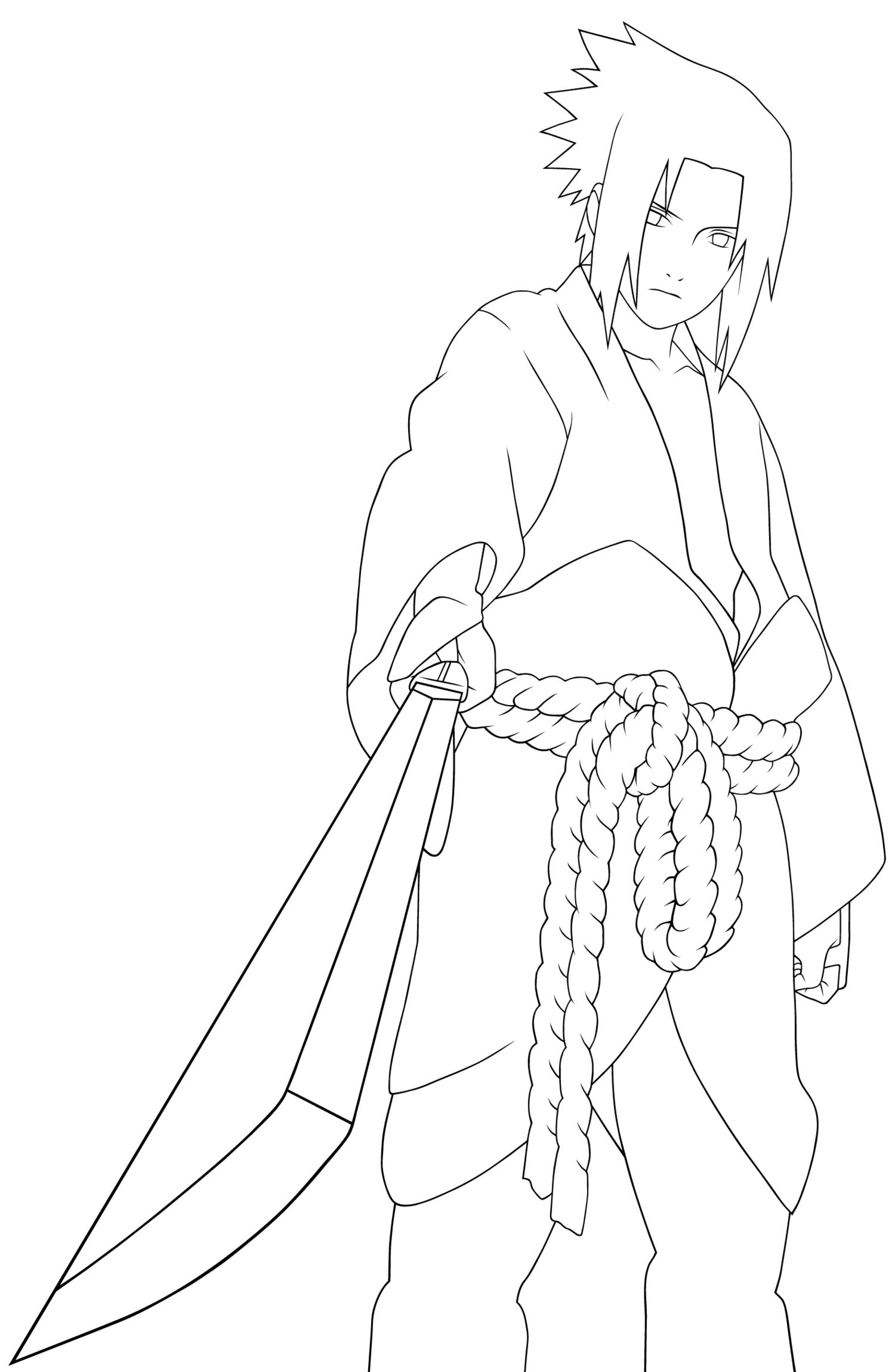 Naruto Coloring Pages: 190+ Ninja Adventure for Fans of the Hidden Leaf Village 195