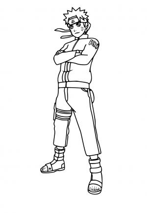 Naruto Coloring Pages: 190+ Ninja Adventure for Fans of the Hidden Leaf Village 200