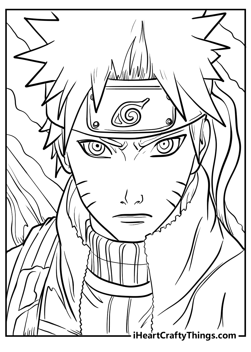 Naruto Coloring Pages: 190+ Ninja Adventure for Fans of the Hidden Leaf Village 24