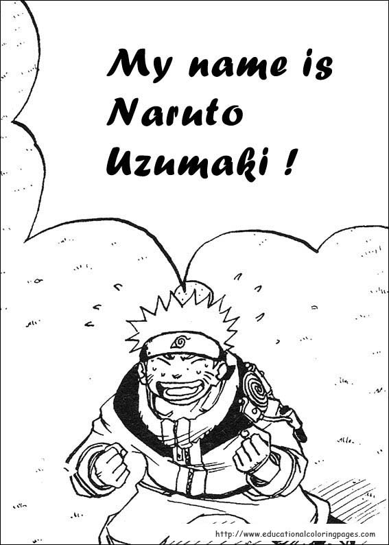 Naruto Coloring Pages: 190+ Ninja Adventure for Fans of the Hidden Leaf Village 28