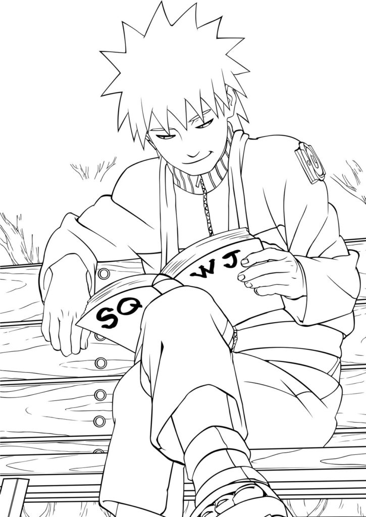 Naruto Coloring Pages: 190+ Ninja Adventure for Fans of the Hidden Leaf Village 29