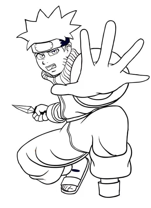 Naruto Coloring Pages: 190+ Ninja Adventure for Fans of the Hidden Leaf Village 32