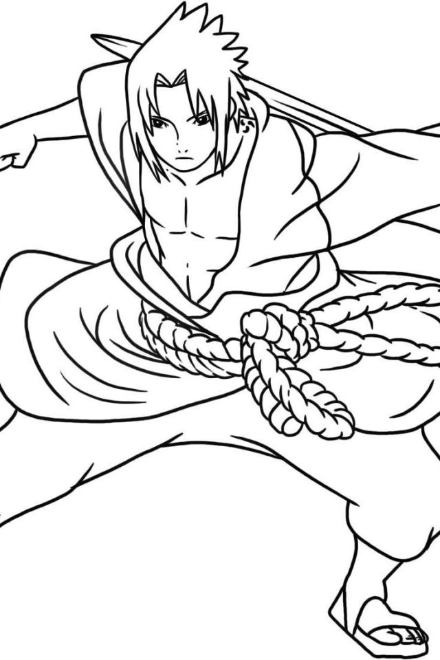 Naruto Coloring Pages: 190+ Ninja Adventure for Fans of the Hidden Leaf Village 40