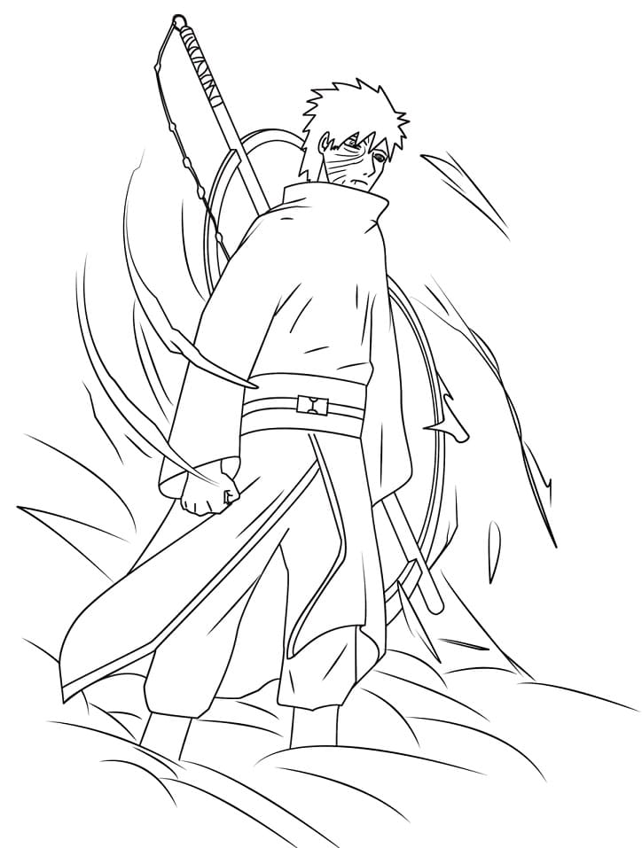 Naruto Coloring Pages: 190+ Ninja Adventure for Fans of the Hidden Leaf Village 41