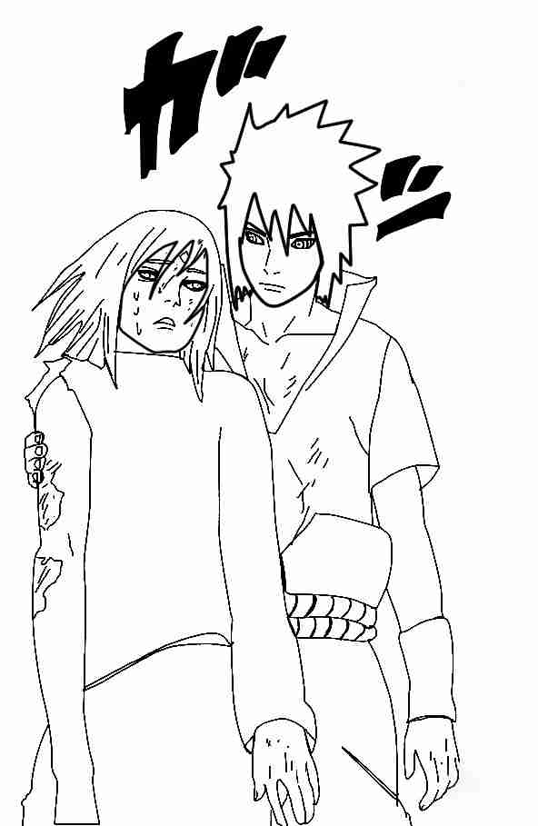 Naruto Coloring Pages: 190+ Ninja Adventure for Fans of the Hidden Leaf Village 44