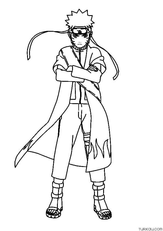 Naruto Coloring Pages: 190+ Ninja Adventure for Fans of the Hidden Leaf Village 5