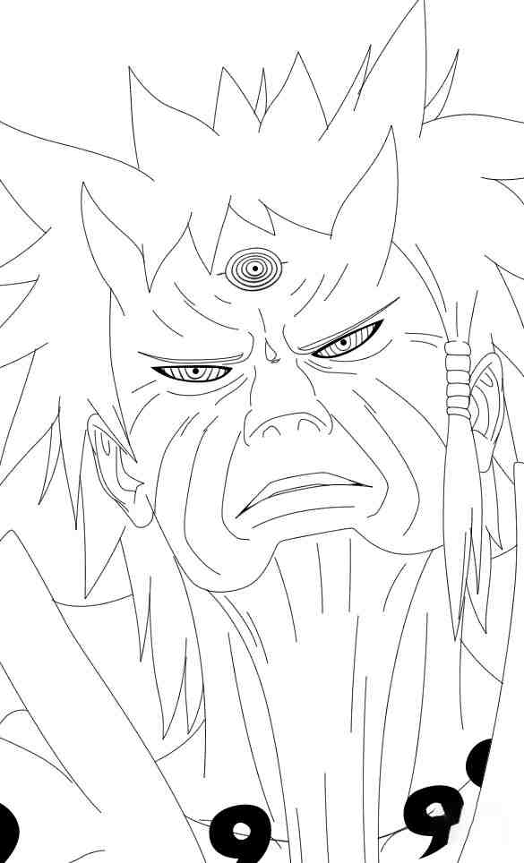 Naruto Coloring Pages: 190+ Ninja Adventure for Fans of the Hidden Leaf Village 63