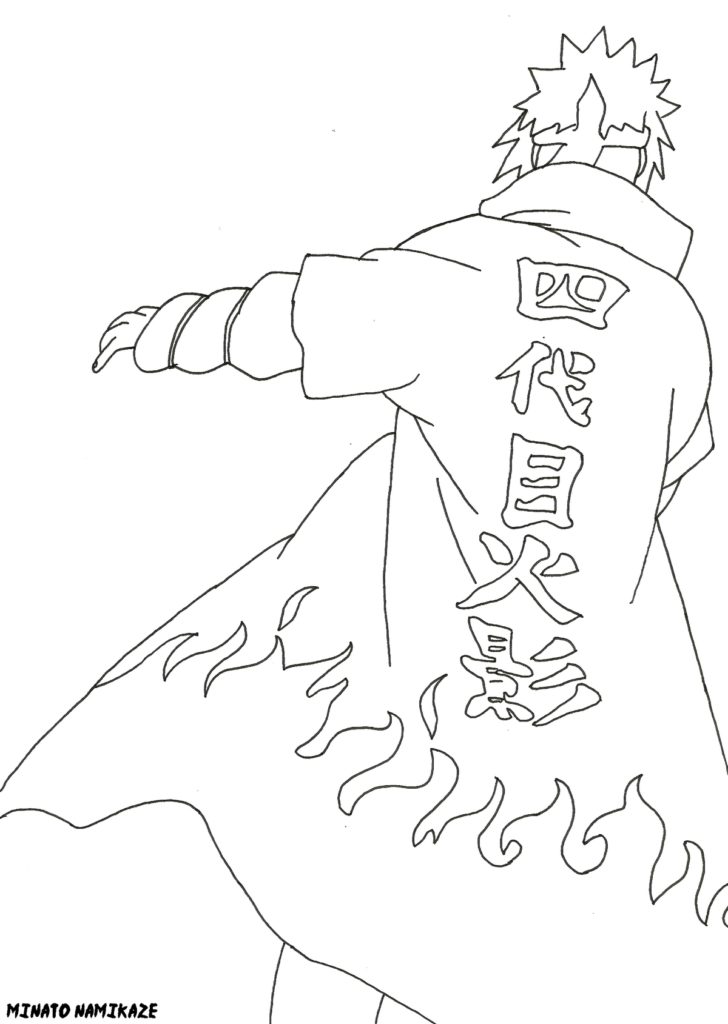 Naruto Coloring Pages: 190+ Ninja Adventure for Fans of the Hidden Leaf Village 68