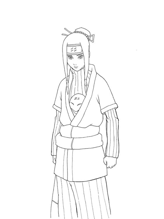 Naruto Coloring Pages: 190+ Ninja Adventure for Fans of the Hidden Leaf Village 72