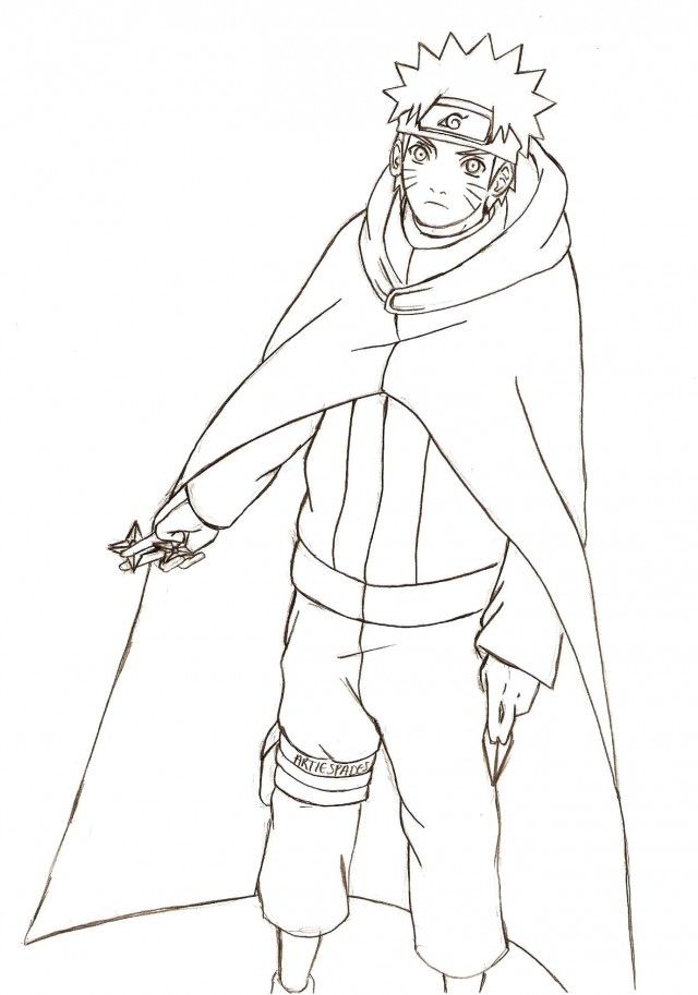 Naruto Coloring Pages: 190+ Ninja Adventure for Fans of the Hidden Leaf Village 81