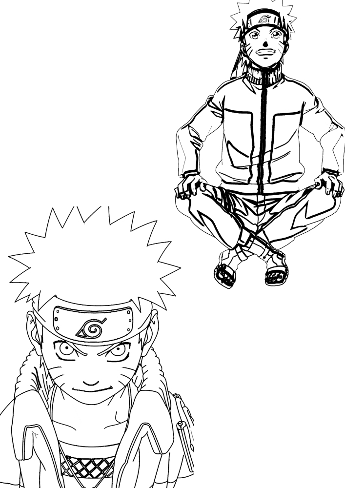 Naruto Coloring Pages: 190+ Ninja Adventure for Fans of the Hidden Leaf Village 83