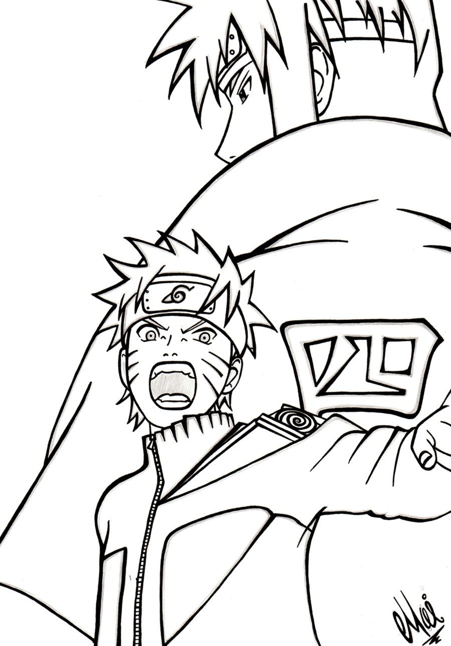 Naruto Coloring Pages: 190+ Ninja Adventure for Fans of the Hidden Leaf Village 86