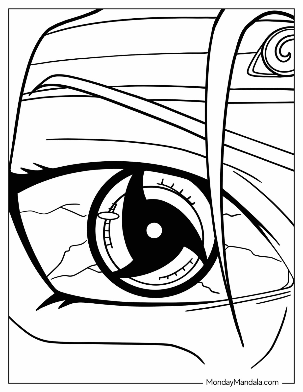 Naruto Coloring Pages: 190+ Ninja Adventure for Fans of the Hidden Leaf Village 93