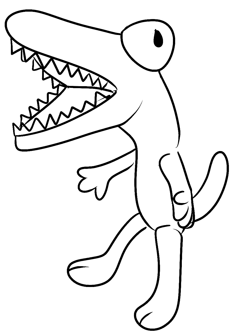 Rainbow Friends Coloring Pages Free Printable 105