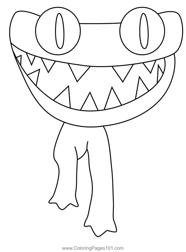 Rainbow Friends Coloring Pages Free Printable 13