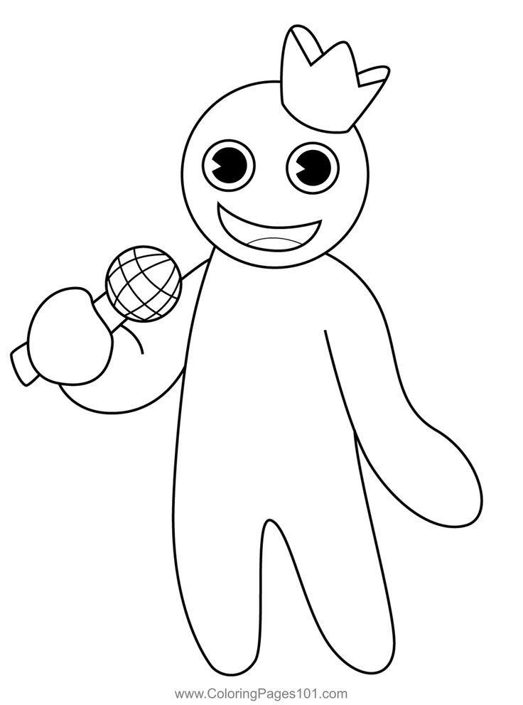 Rainbow Friends Coloring Pages Free Printable 132