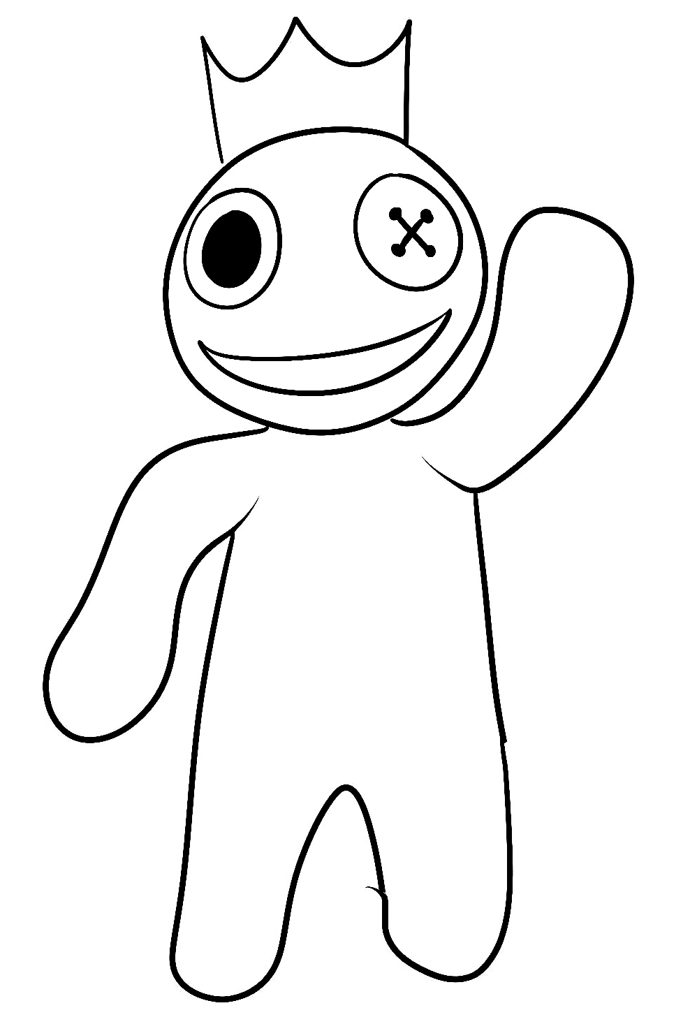 Rainbow Friends Coloring Pages Free Printable 140