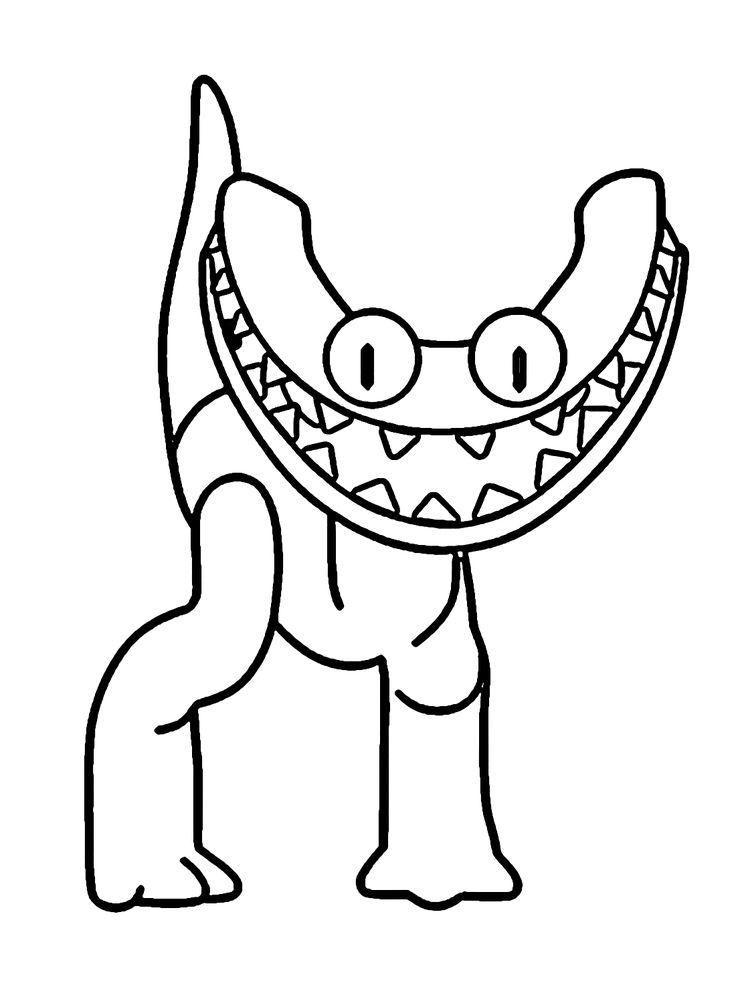 Rainbow Friends Coloring Pages Free Printable 187