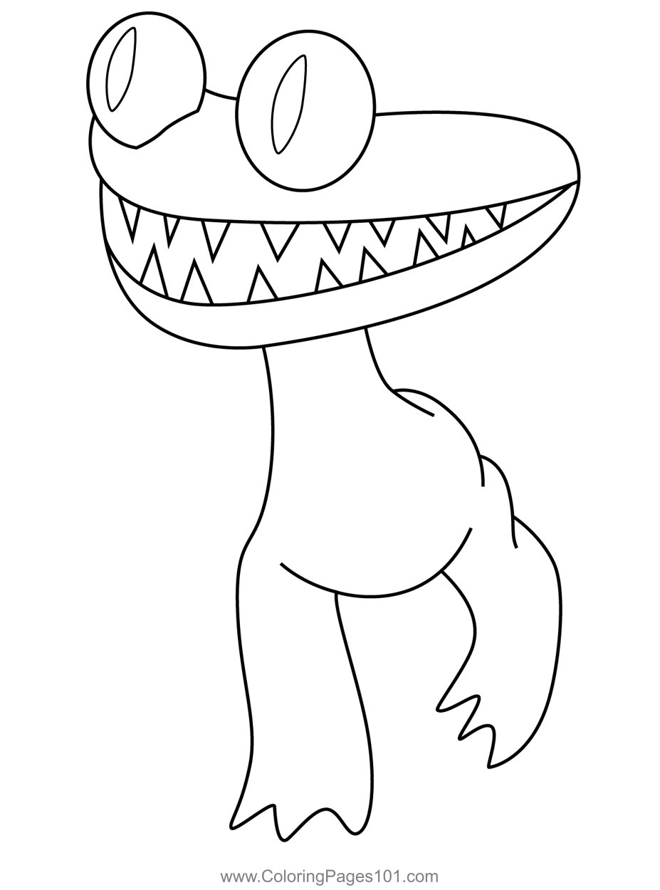 Rainbow Friends Coloring Pages Free Printable 19