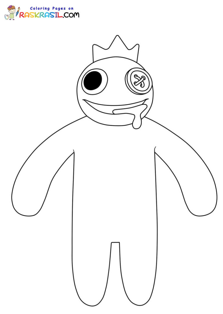 Rainbow Friends Coloring Pages Free Printable 44