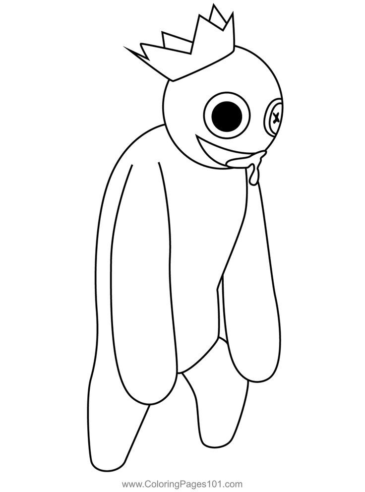 Rainbow Friends Coloring Pages Free Printable 57