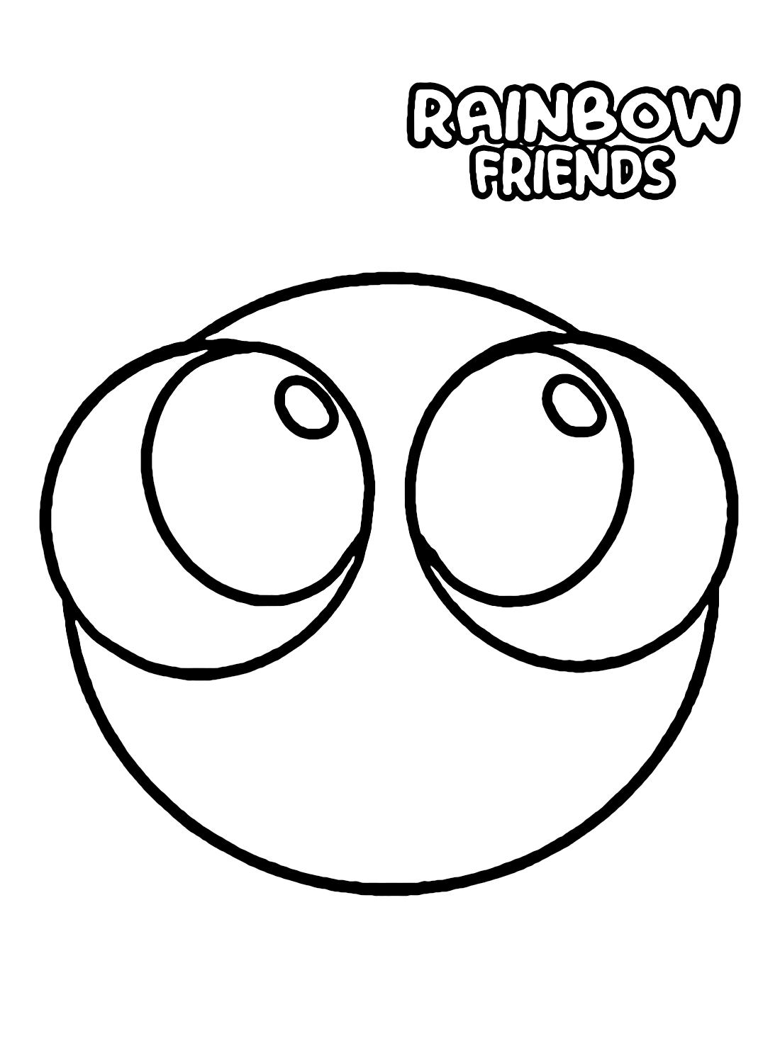 Rainbow Friends Coloring Pages Free Printable 96