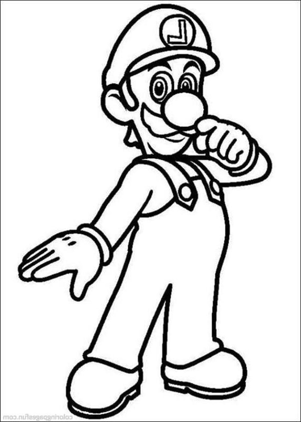 Super Mario Coloring Pages Free Printable 102