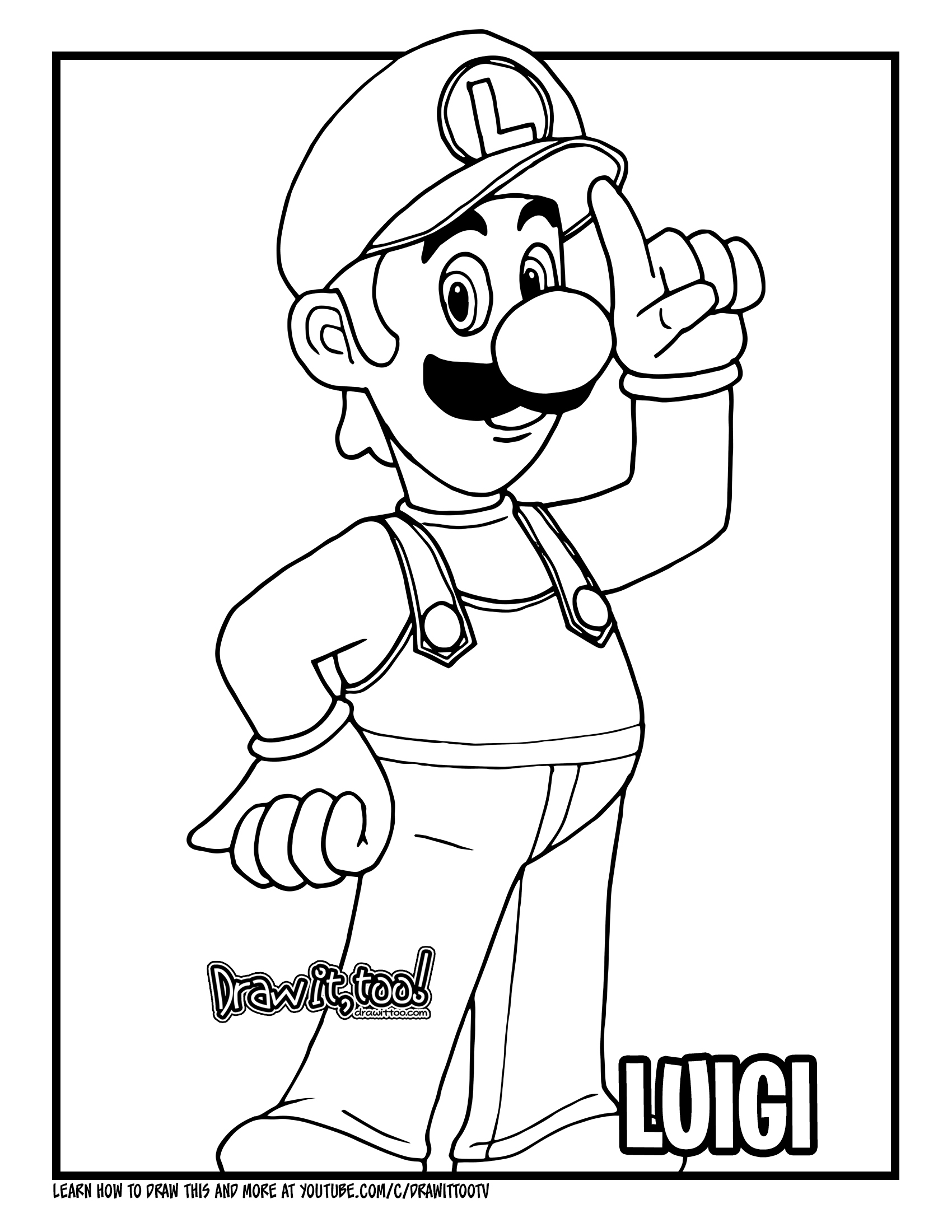 Super Mario Coloring Pages Free Printable 116