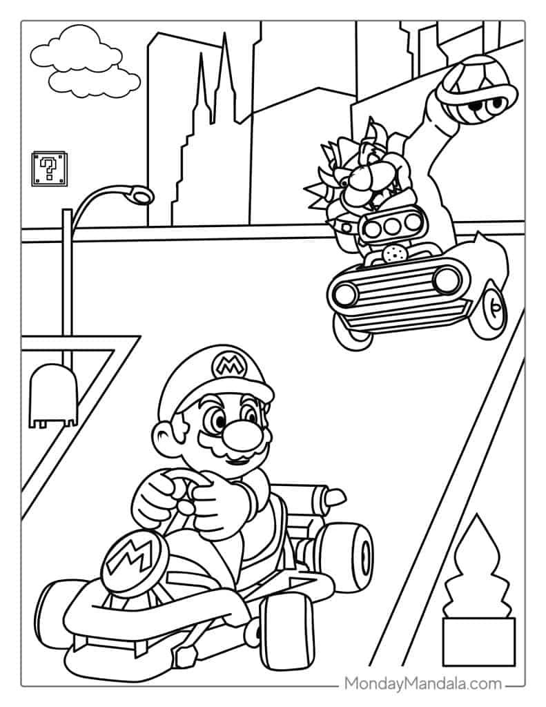 Super Mario Coloring Pages Free Printable 118