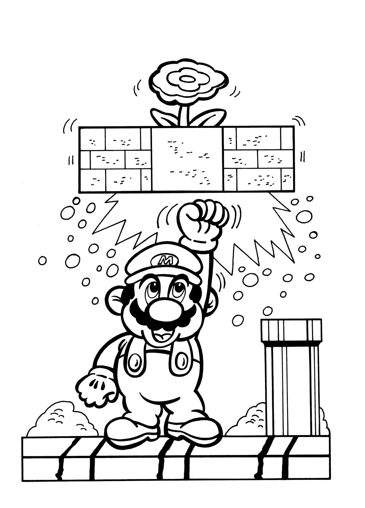 Super Mario Coloring Pages Free Printable 141