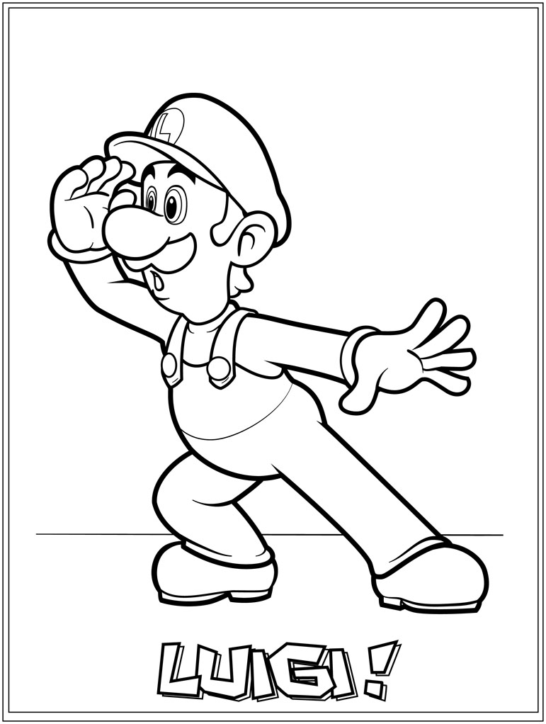 Super Mario Coloring Pages Free Printable 164