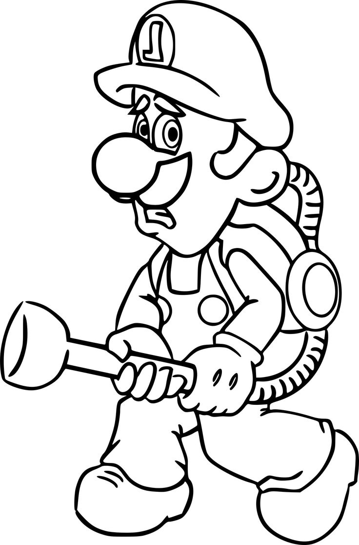 Super Mario Coloring Pages Free Printable 165