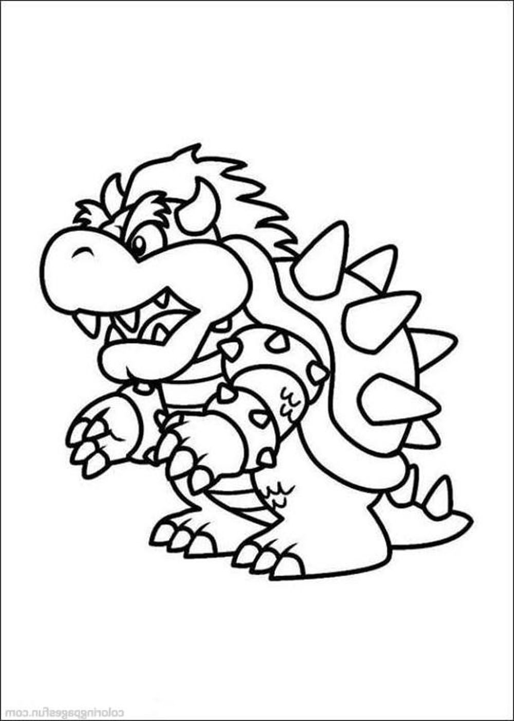 Super Mario Coloring Pages Free Printable 17