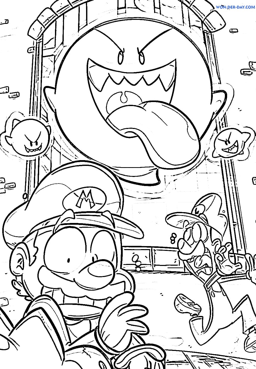 Super Mario Coloring Pages Free Printable 189