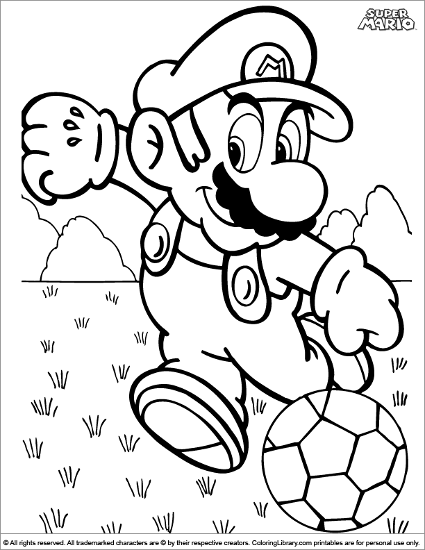 Super Mario Coloring Pages Free Printable 42