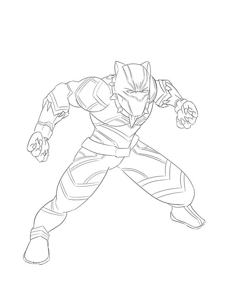 100+ Black Panther Coloring Pages: Wakanda Forever in Color 35