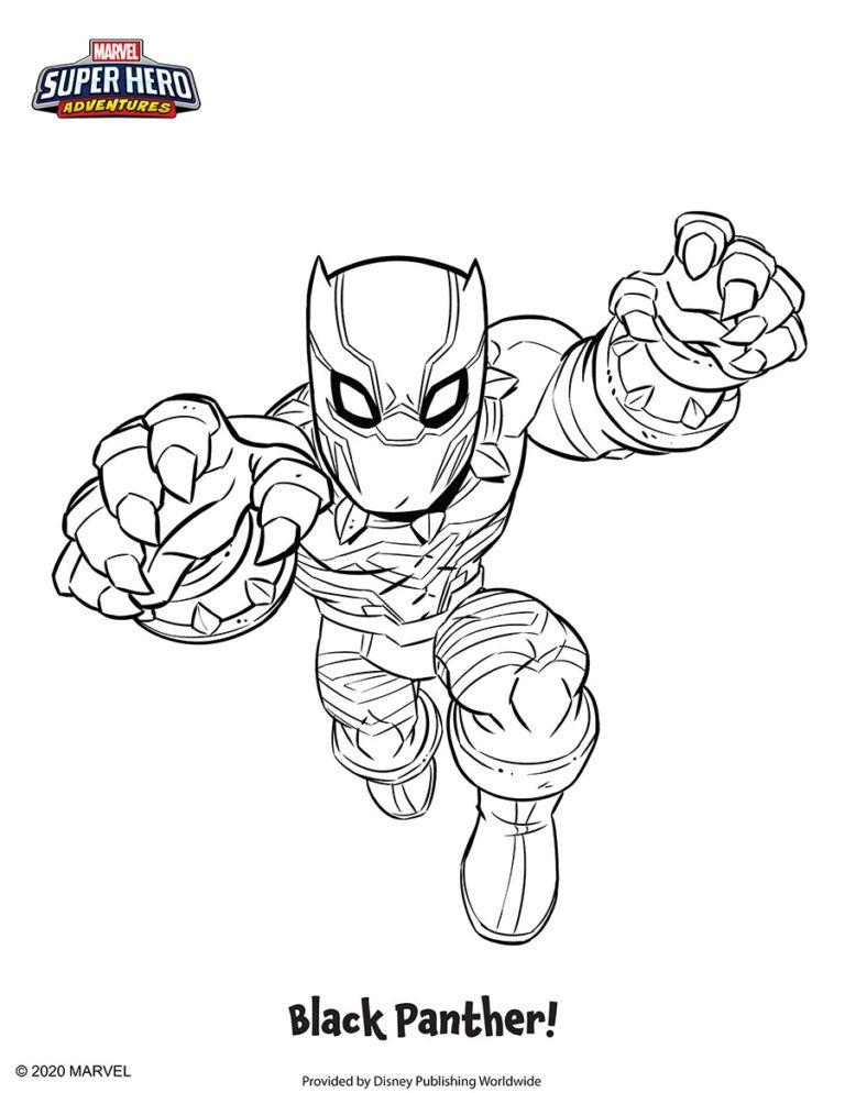 100+ Black Panther Coloring Pages: Wakanda Forever in Color 39