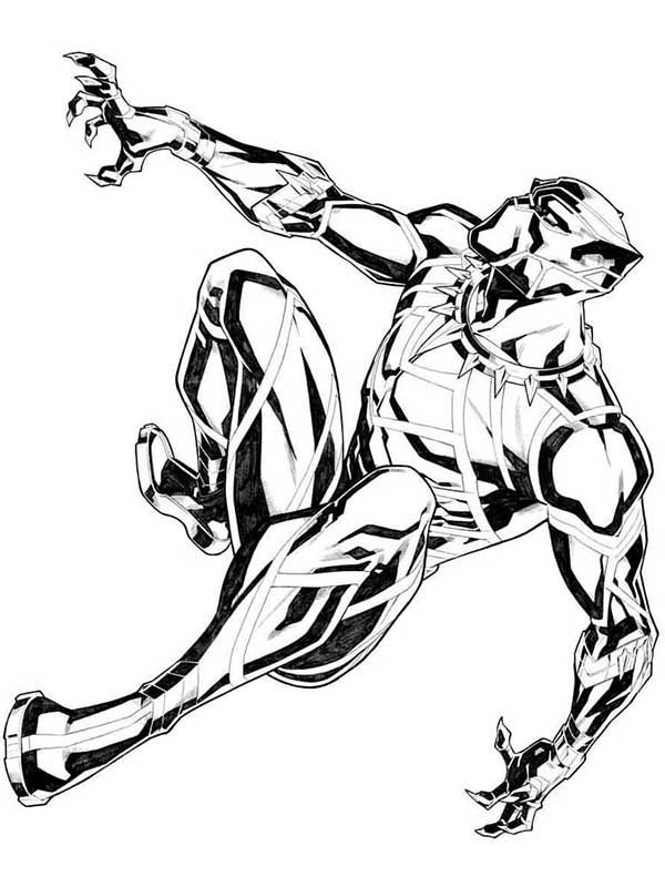 100+ Black Panther Coloring Pages: Wakanda Forever in Color 63